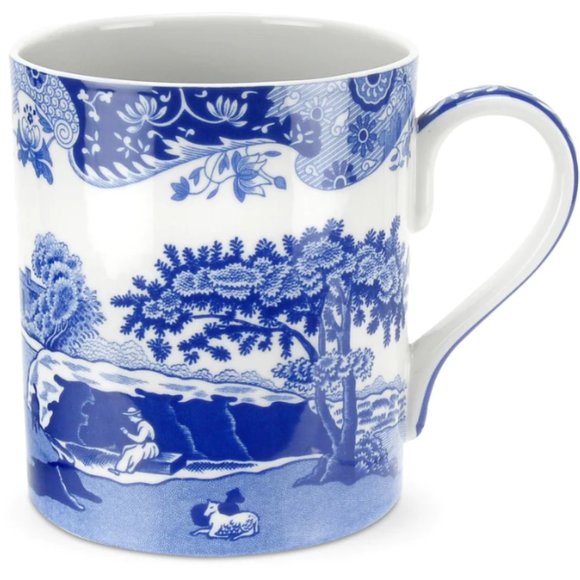 Spode Blue Italian Collection 9 Oz Mugs | Set of 4 Cups ( new with box) - Picture 3 of 8